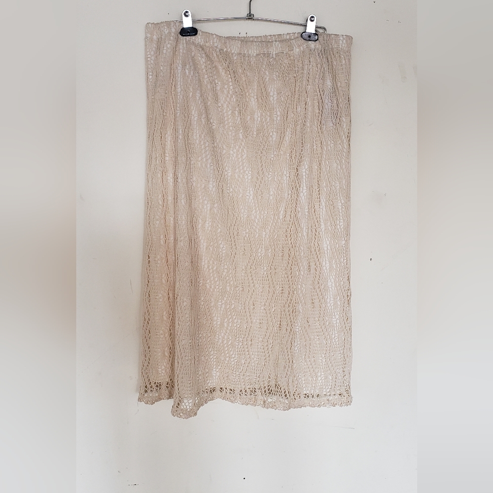 Cal Style crochet skirt XL